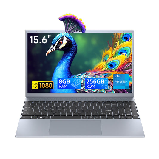 15.6 Inch Laptop for Students and Business, Intel Pentium Processor J3710,8GB RAM,256GB SSD,Windows 11 PRO laptop laptops for college laptops student laptop affordable laptop 我的商店
