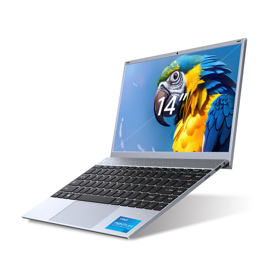 BLUEING 14.1" Laptop Computer, Windows 11 Laptop, 8GB RAM 256GB SSD, Intel Pentium Quad-Core Processor(Up to 2.64GHz), FHD 1080P IPS, Wi-Fi 5, BT5.0, Portable Notebook for Office, Students, Families BLUEING