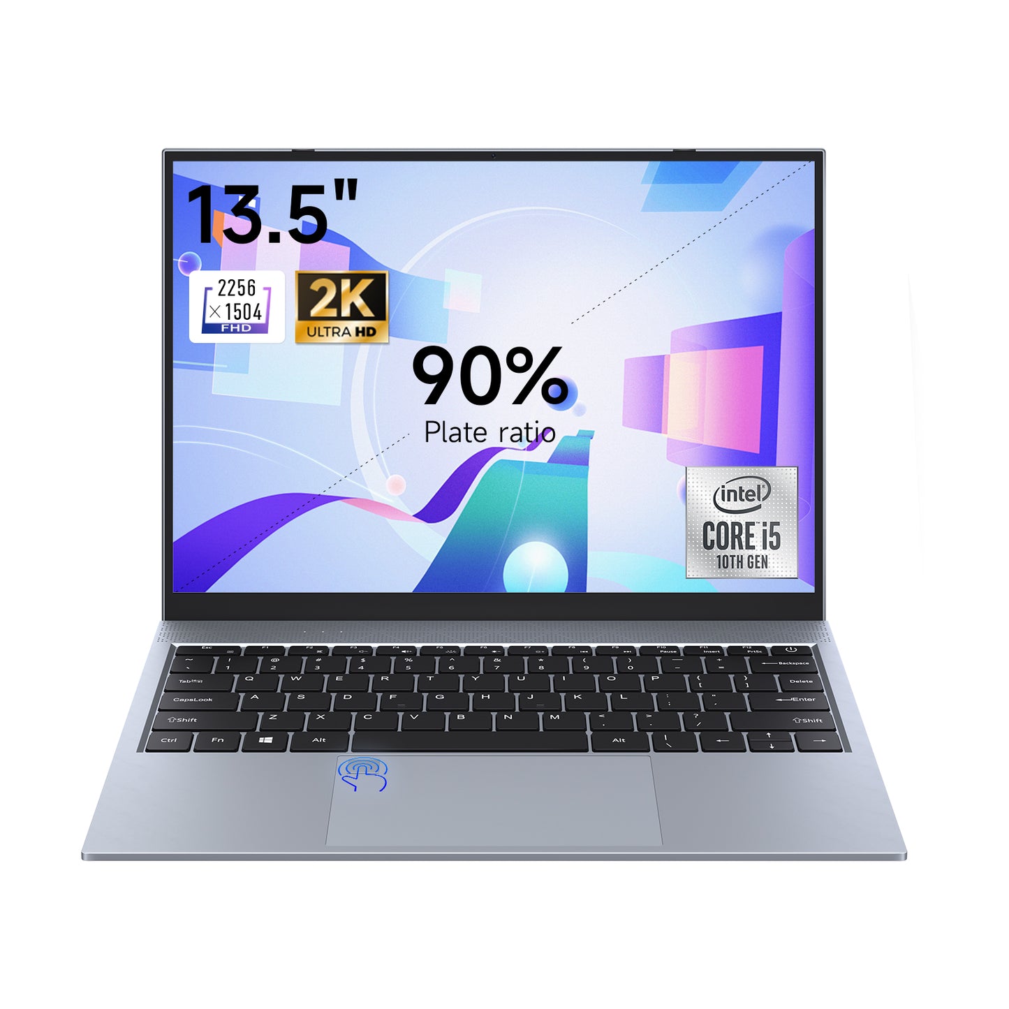 13.5 Intel core i5 Laptop DDR4 8GB RAM 256GB SSD Business Student Computer, Backlit Keyboard, Fingerprint Recognition, 2256 * 1504 IPS 2K, WIFi6, USB3.2,PD/DP/USB，1.2kg Portable Notebook