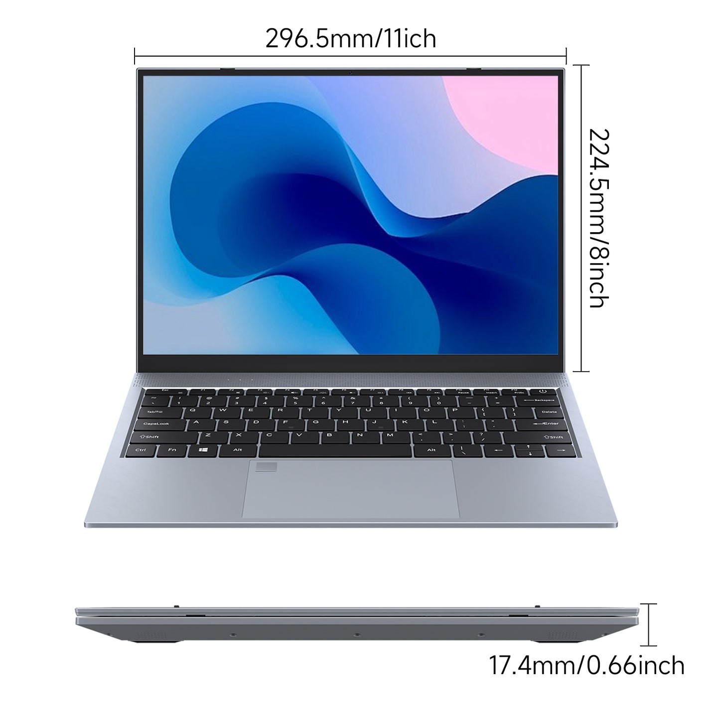 13.5 Intel core i3-1115G4 Laptop DDR4 8GB RAM 256GB SSD Business Student Computer, Backlit Keyboard, Fingerprint Recognition, 2256 * 1504 IPS 2K, WIFi6, USB3.2,PD/DP,1.2kg Portable Notebook